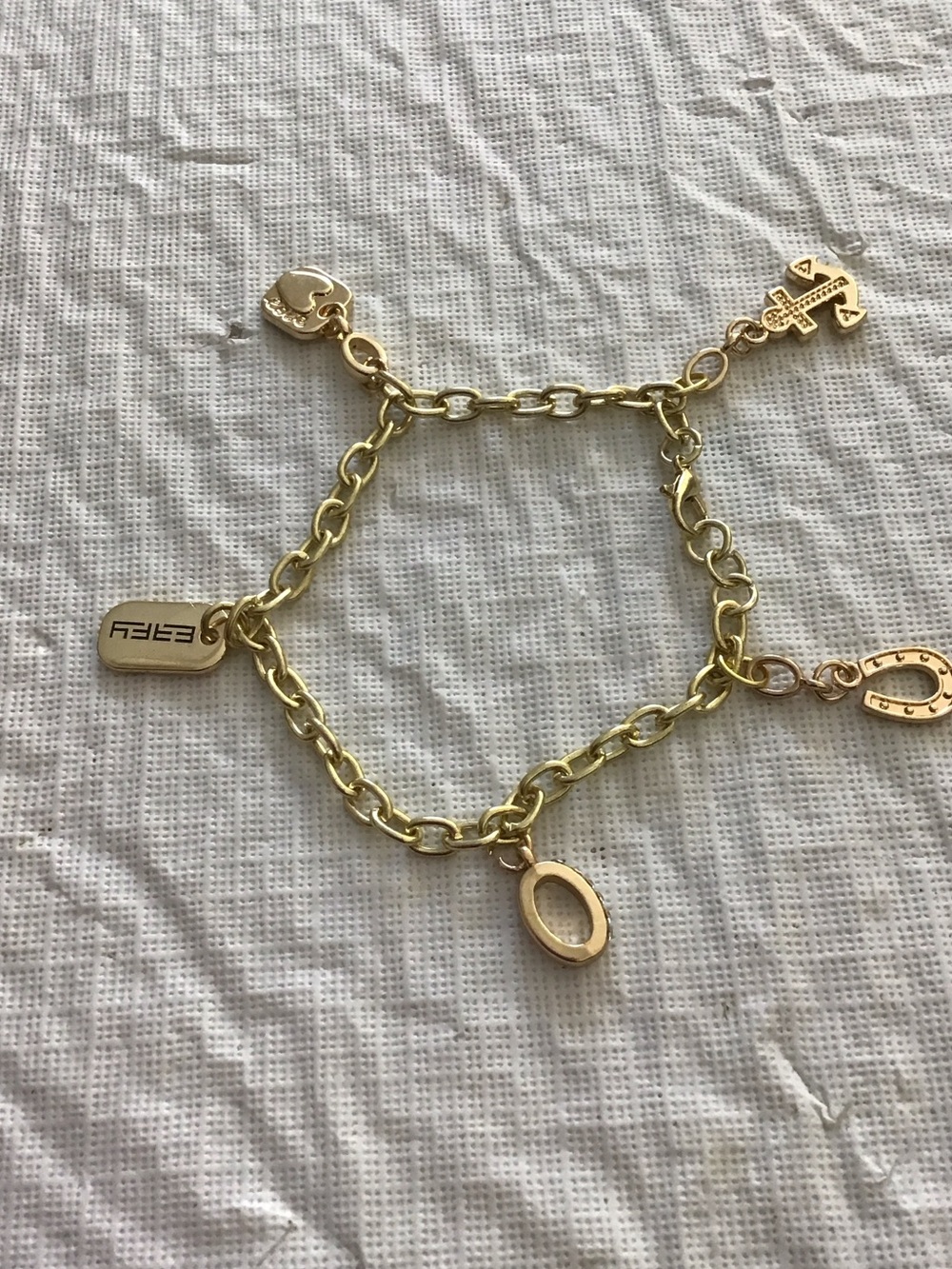 Effy Gold-Tone Charm Link Bracelet with Mixed Charms